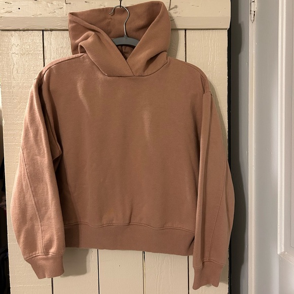 Target Tops - a new day Women's Cropped Hoodie Sweater - Mauve Taupe